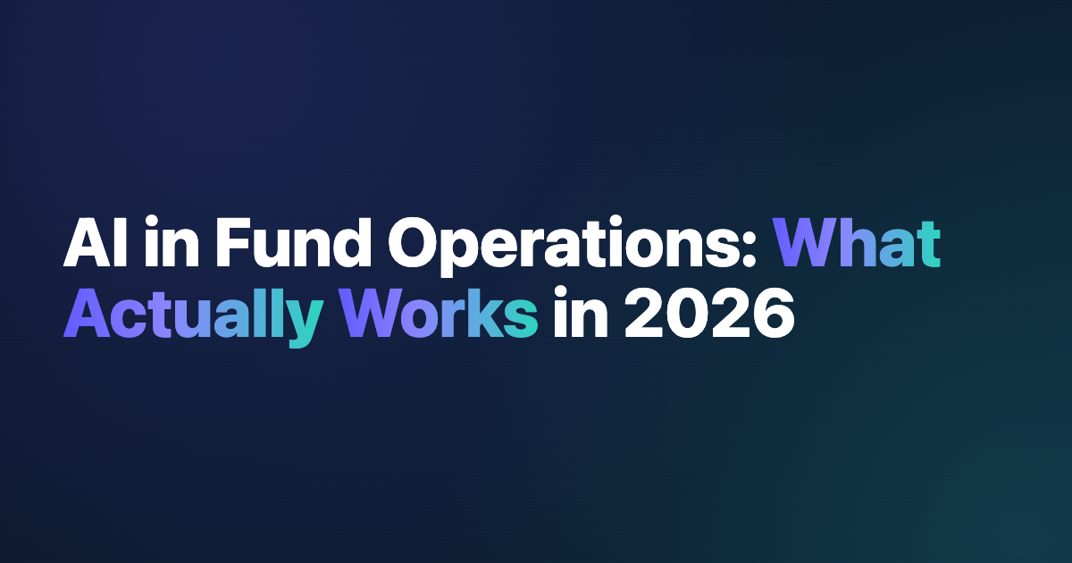 AI in Fund Operations — report preview